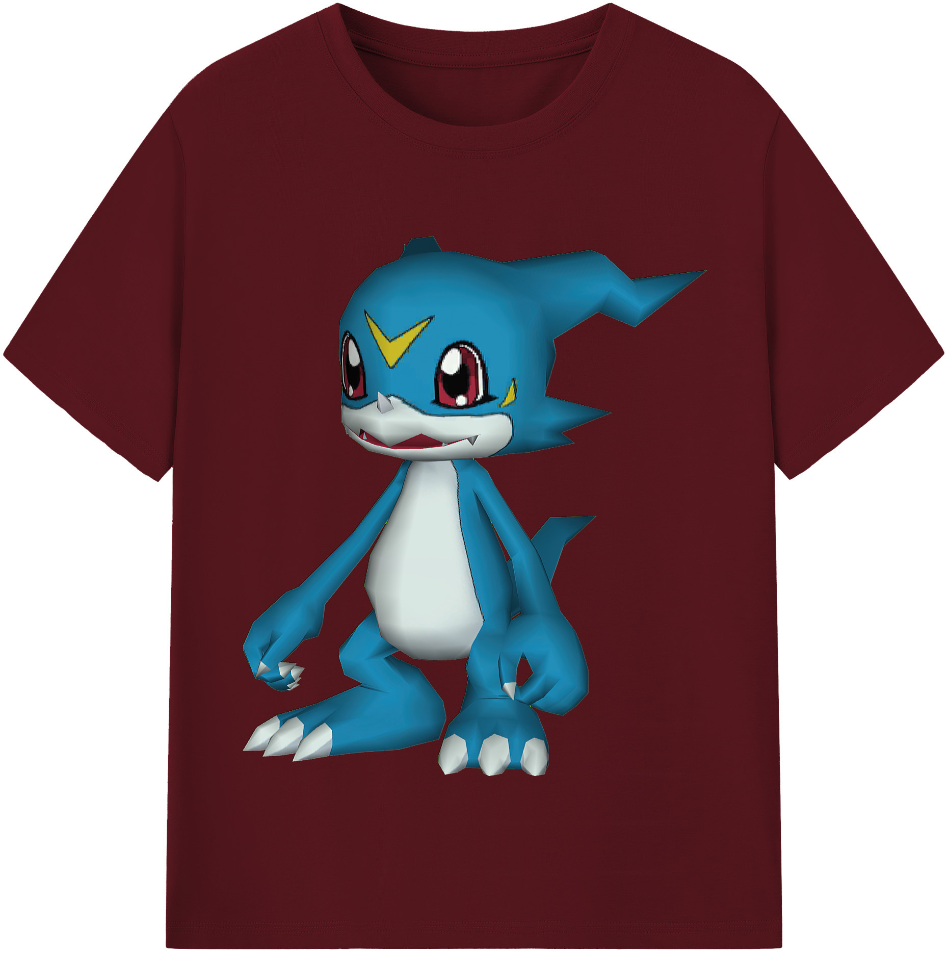 （画像用） Digimon デジタルモンスター/デジモン 綿100％半袖Tシャツ（フロントプリント）